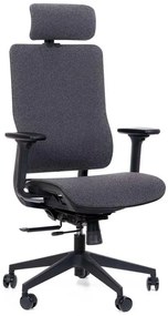 SEGO Kancelárska stolička RUBIQ šedá antracit