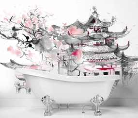 Gario Fototapeta Japonská pagoda Materiál: Vliesová, Rozmery: 100 x 70 cm