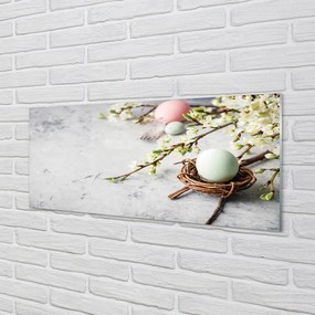 Obraz na akrylátovom skle Kvety vajcia 120x60 cm