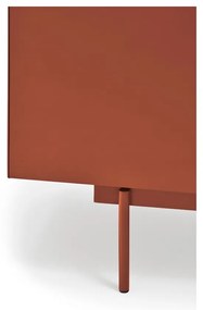 TV stolík v dekore duba v tehlovo-prírodnej farbe 180x45 cm Otto – Teulat