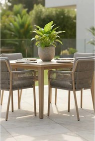 Okrúhly kvetináč RAFIOT, vláknocement, 25x21 cm, sivý