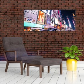 Obraz - New York Theater District (120x50 cm)