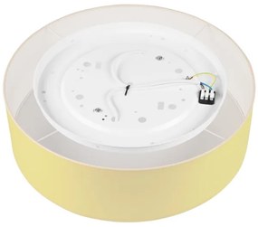 Stropné svietidlo SIRJA PASTEL DOUBLE 4xE27/15W/230V pr. 45 cm žltá