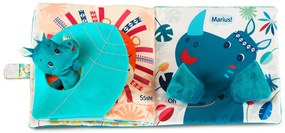 Lilliputiens - nosorožec Marius hľadá tatka - textilná knižka
