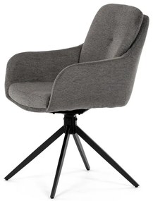 Autronic BONTEC Jedálenská stolička, sivá, látka, DCH-P3174 GREY2 Farba: Šedá
