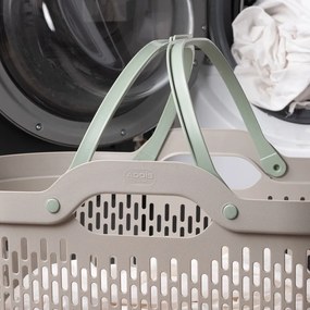 Svetlohnedý plastový kôš na bielizeň 45 l – Addis