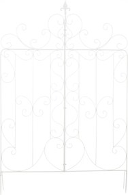 Mriežka na popínavé rastliny Mandevilla - 133 x 99 cm - Biela