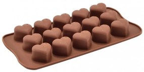 Silikónová forma na čokoládové bonbóny Srdce 51349