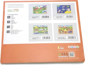 Puzzle na podstavci Viga 51461 24 dielikov - vesmírne dobrodružstvo