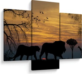 Obraz Safari (90x60 cm)