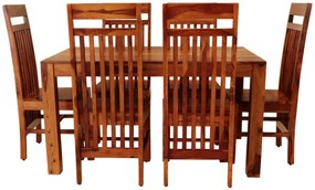 furniture-nabytek.cz - Jedálenská súprava pre 6 osôb Gani z indického masívu palisander