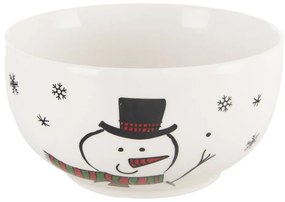 Biela porcelánová súprava hrnčeka a misky s vianočným motívom 2 ks 350 ml – Orion