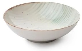 Jedálenská sada 24 ks biela/zelená/porcelán