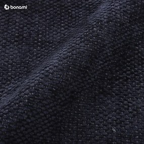 Tmavomodrá rozkladacia/s úložným priestorom rohová pohovka (ľavý roh/do tvaru "U") Fuji – Bobochic Paris