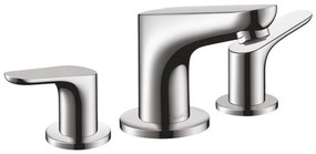 Hansgrohe Hansgrohe Focus - Trojotvorová umývadlová batéria 100 s odtokovou súpravou s tiahlom, chróm 31937000