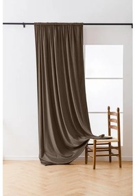 Tmavý zatemňovací záves VELVET 140x270 cm Zavesenie: Riasiaca páska
