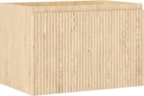Mexen Rivel, kúpeľňová skrinka 70 cm, 1 zásuvka, drážkovaná, dub, 91A20-07047-1-BF81