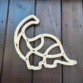 DECOLED Dinosaurus, 30 cm, biely