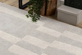 Koberec TEXTURA 488.17.LA110 sivý / béžový