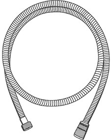 GROHE 22101000 - Sprchová hadica VITALIOFLEX METAL LONG-LIFE 1500 mm chróm