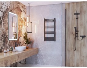 Gamma Erga Basic, vykurovacie teleso 900x500 mm, 353 W, čierna matná, ERG-LAV-BASIC-9050-BK