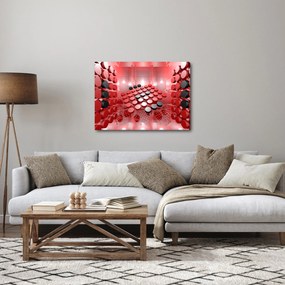 Obraz tlačidlové abstrakcie (70x50 cm)