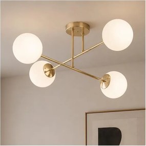 Brilagi - Prisadený luster MILO 4xE27/60W/230V zlatý