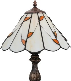 Brilagi - Tiffany vitrážová stolná lampa FOLIA 1xE27/60W/230V
