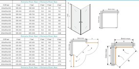 Mexen Pretoria DUO sprchovací kút 90x90cm, 6mm sklo, chrómový profil-šedé sklo, 852-090-090-02-40