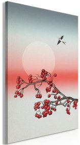 Artgeist Obraz - Winter Rose (1 Part) Vertical Veľkosť: 80x120, Verzia: Na talianskom plátne