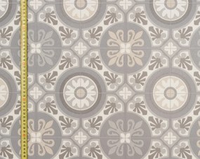 Beaulieu International Group, PVC podlaha - lino Domo 2162, na mieru, šíře 4m, šedá, bez podkladu, kuchyňa