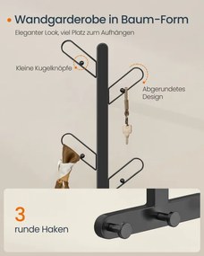 Set dvoch nástenných vešiakov RCR036B01