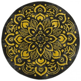 Koberec Festival Gold 5866A Ornament čierny / zlatý