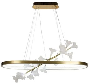 LED Stmievateľný luster na lanku LED/55W/230V 3000-6500K + diaľkové ovládanie