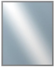 DANTIK - Zrkadlo v rámu, rozmer s rámom 40x50 cm z lišty Hliník platina (7269019)