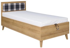 Jednolôžková posteľ 90 cm Mimone P (dub zlatý) (s roštom). Vlastná spoľahlivá doprava až k Vám domov. 1051789