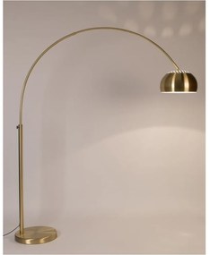 Stojacia lampa v mosadznej farbe Zuiver Bow
