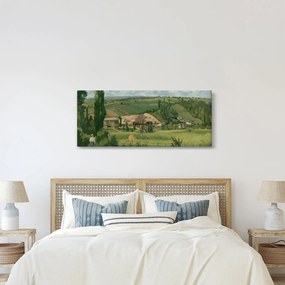 Obraz - Camille Pissarro, Landscape at Les Pâtis, Pontoise, reprodukcia (120x50 cm)