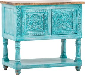 furniture-nabytek.cz - Masívna kúpeľňová sada Santa Cruz, modrá, Holz - Mango