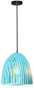 Luster na lanku 1xE27/60W/230V modrá