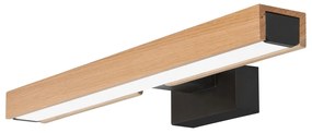 Brilagi-LED Kúpeľňové osvetlenie zrkadla WOODY MIRROR LED/8W/230V IP44 dub/čierna