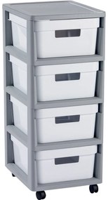 Curver Šuplíky INFINITY 4x11L bielej