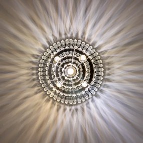 Brilagi - LED krištáľové stropné svietidlo MOZART 5xE14/40W/230V lesklý chróm