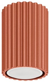 Sollux SL.1625 - Bodové svietidlo KARBON 1xGU10/10W/230V 10 cm červená