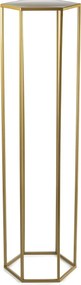 STOJAN NA KVETINÁČ HEXA 100X24X28 CM ZLATÁ