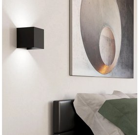 Eglo 901049 - LED Nástenné svietidlo VALMONTONE 2xLED/1,5W/230V 3000K čierna EG901049