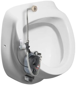 Isvea Isvea, DYNASTY urinál s automatickým splachovačom 6V DC, zakrytý prívod vody, 39x48 cm, 10SZ92001-SENSOR