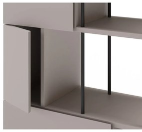 Krémová knižnica 84x175 cm Perla – Marckeric
