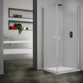 Roltechnik Outlet Bezbariérový sprchový kút DCO1+DCO1 - 2x otváracie dvere - bez vaničky ROTH-Variant: šírka ľavej časti: 80 cm, šírka pravej časti: …