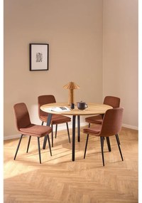 Terakotová jedálenská stolička Becca – Actona